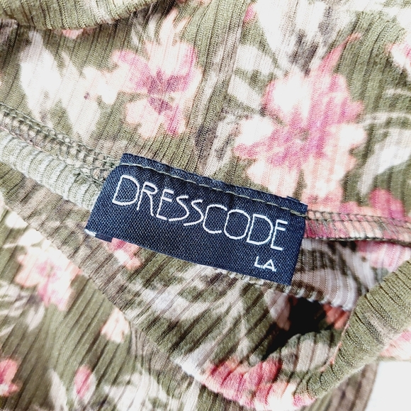 New Dresscode La Floral Print Bodycon Midi Dress P2629 - Picture 5 of 9